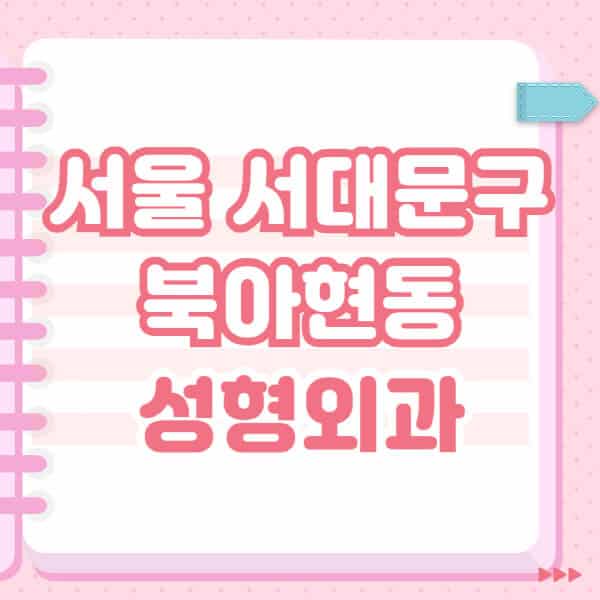 서울-서대문구-북아현동-성형외과-유명한-잘하는-곳-추천-일요일-전문의-블랙리스트-코-눈-얼굴-보톡스-필러-쌍커풀-후기