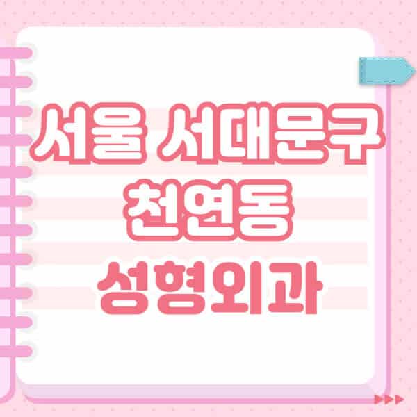 서울-서대문구-천연동-성형외과-유명한-잘하는-곳-추천-일요일-전문의-블랙리스트-코-눈-얼굴-보톡스-필러-쌍커풀-후기