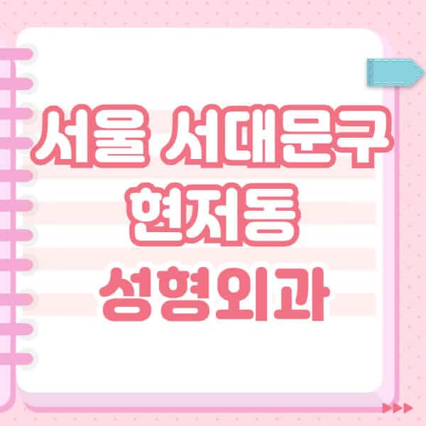 서울-서대문구-현저동-성형외과-유명한-잘하는-곳-추천-일요일-전문의-블랙리스트-코-눈-얼굴-보톡스-필러-쌍커풀-후기