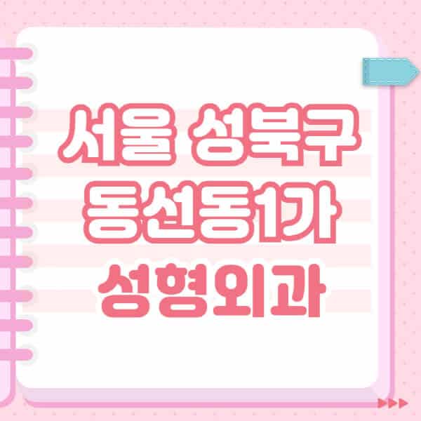 서울-성북구-동선동1가-성형외과-유명한-잘하는-곳-추천-일요일-전문의-블랙리스트-코-눈-얼굴-보톡스-필러-쌍커풀-후기