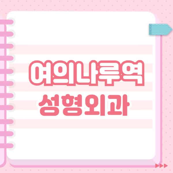 여의나루역-성형외과-유명한-잘하는-곳-추천-일요일-전문의-블랙리스트-코-눈-얼굴-보톡스-필러-쌍커풀-후기